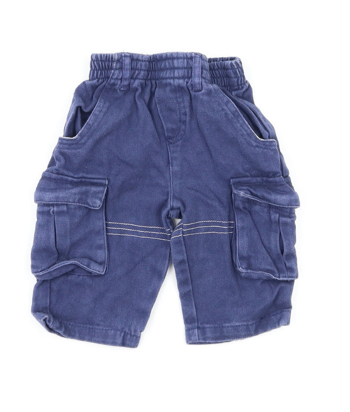 MAX Blue Capri Trousers Size 3-6 Months