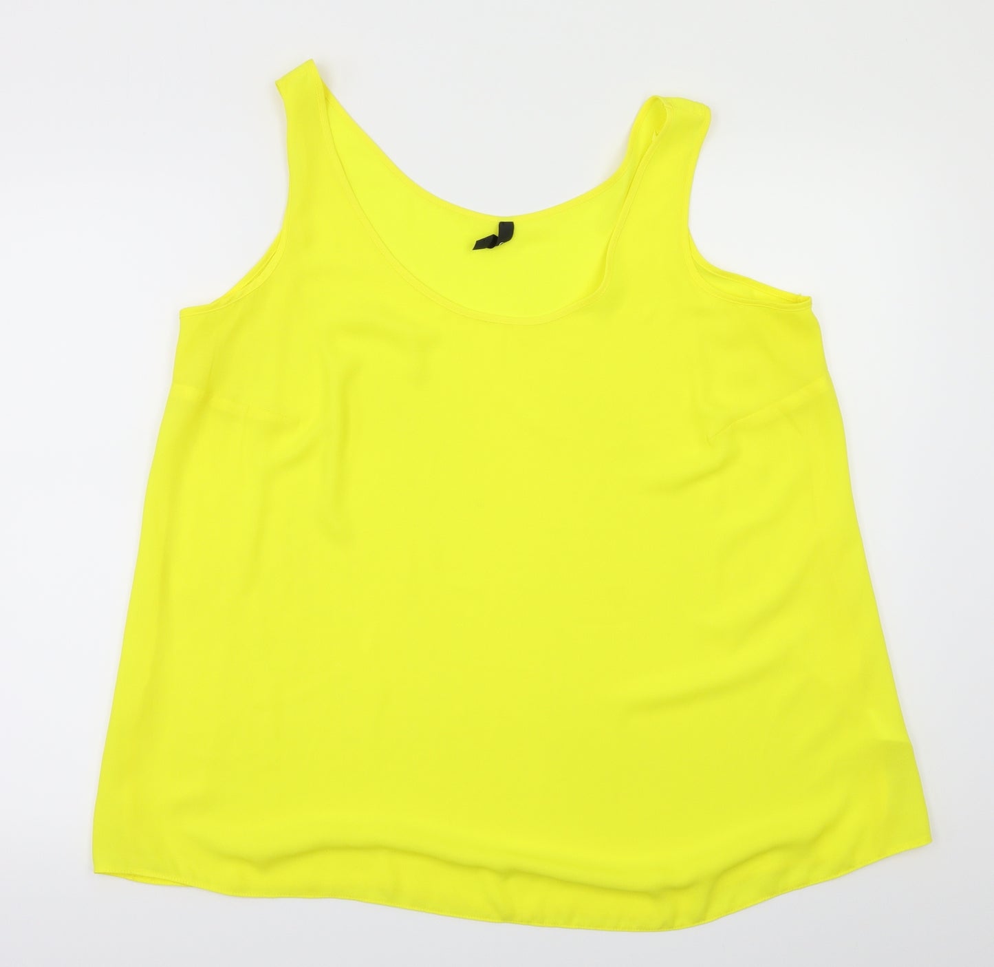 Preworn Womens Yellow   Basic Blouse Size 18