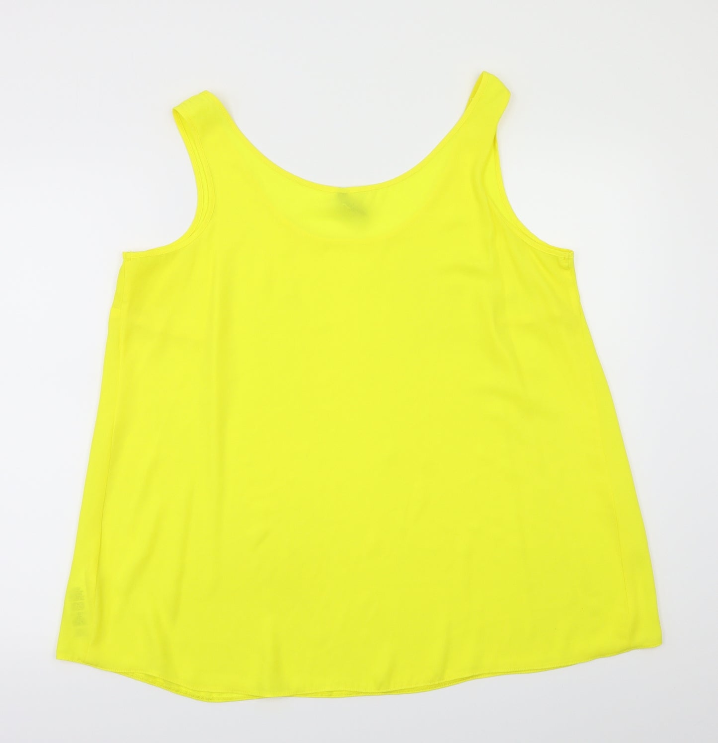 Preworn Womens Yellow   Basic Blouse Size 18