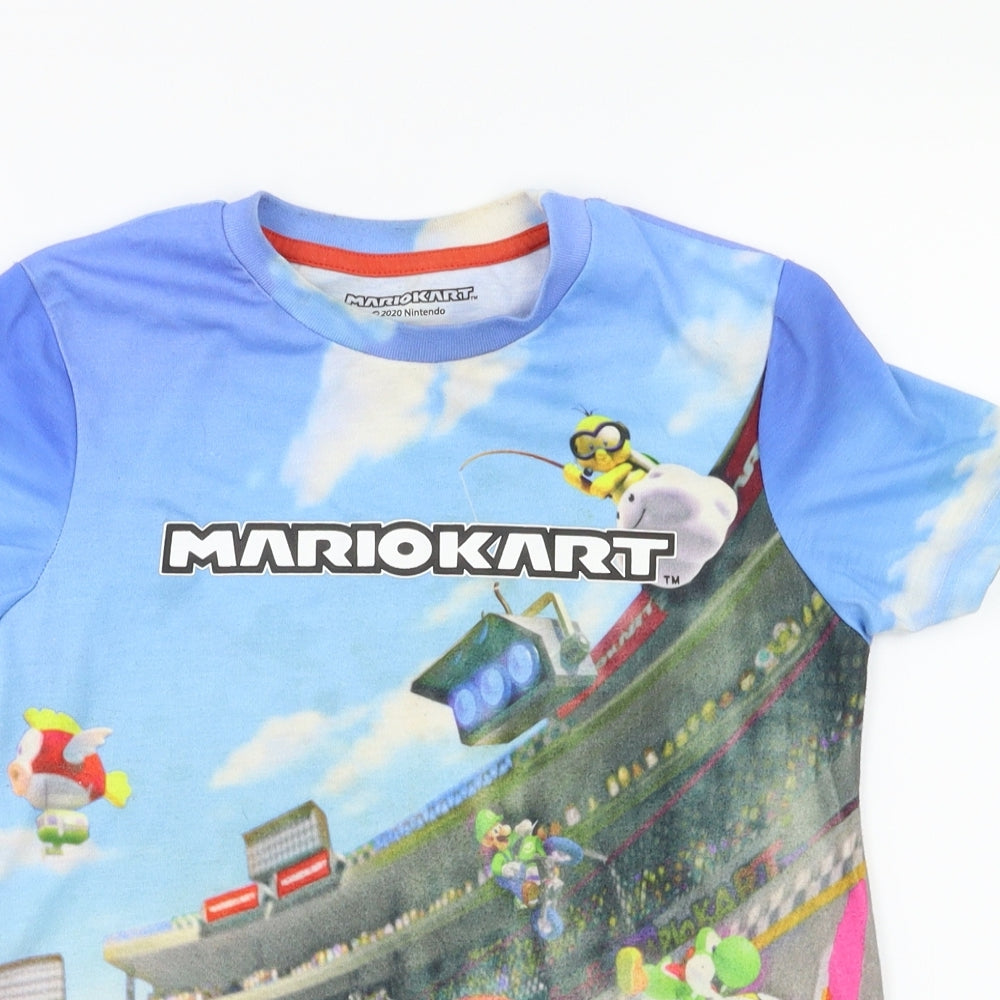 George  Boys Blue   Pullover T-Shirt Size 8-9 Years