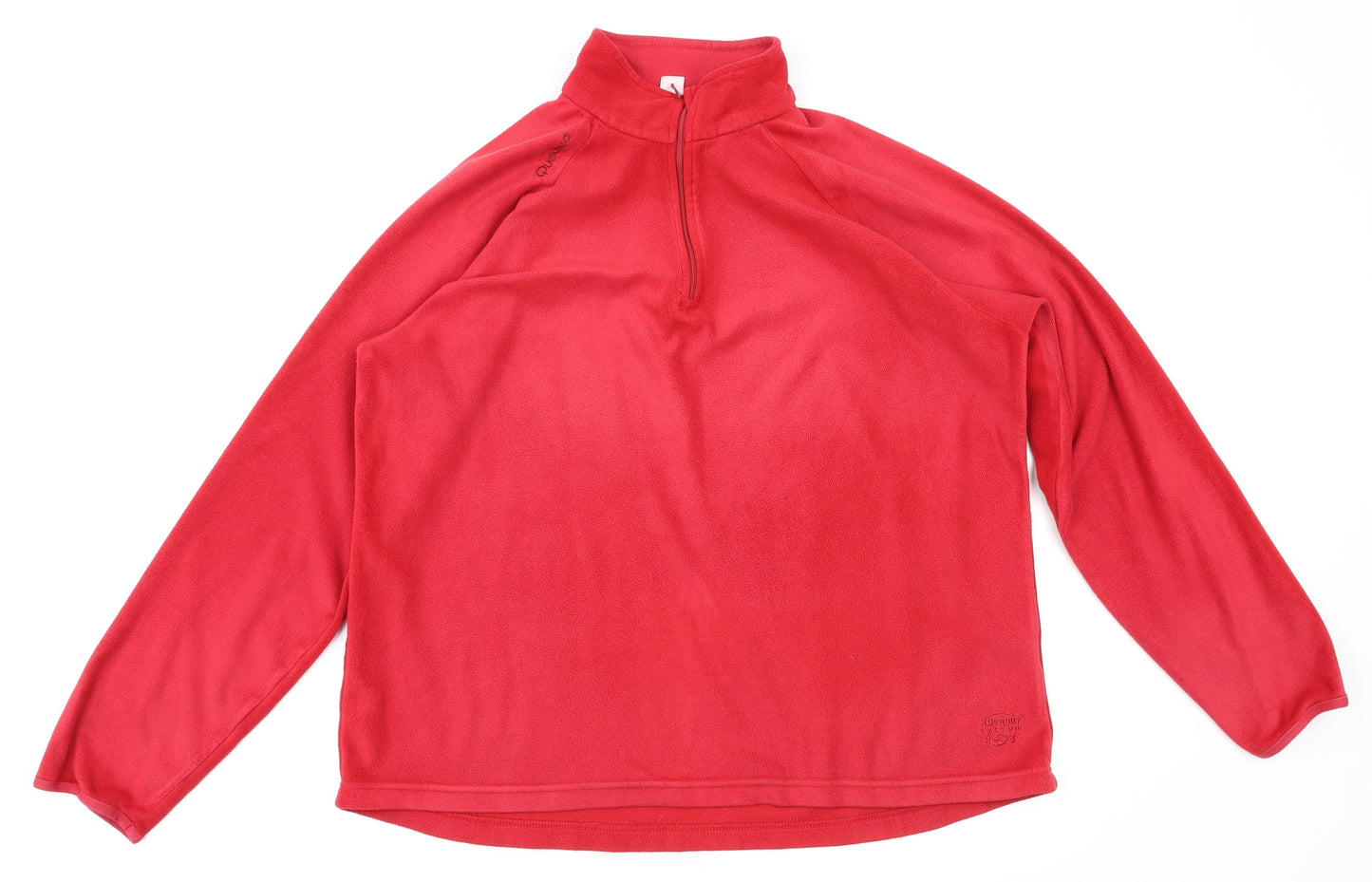 Decathlon Creation Mens Red   Pullover Jumper Size XL  - fleece