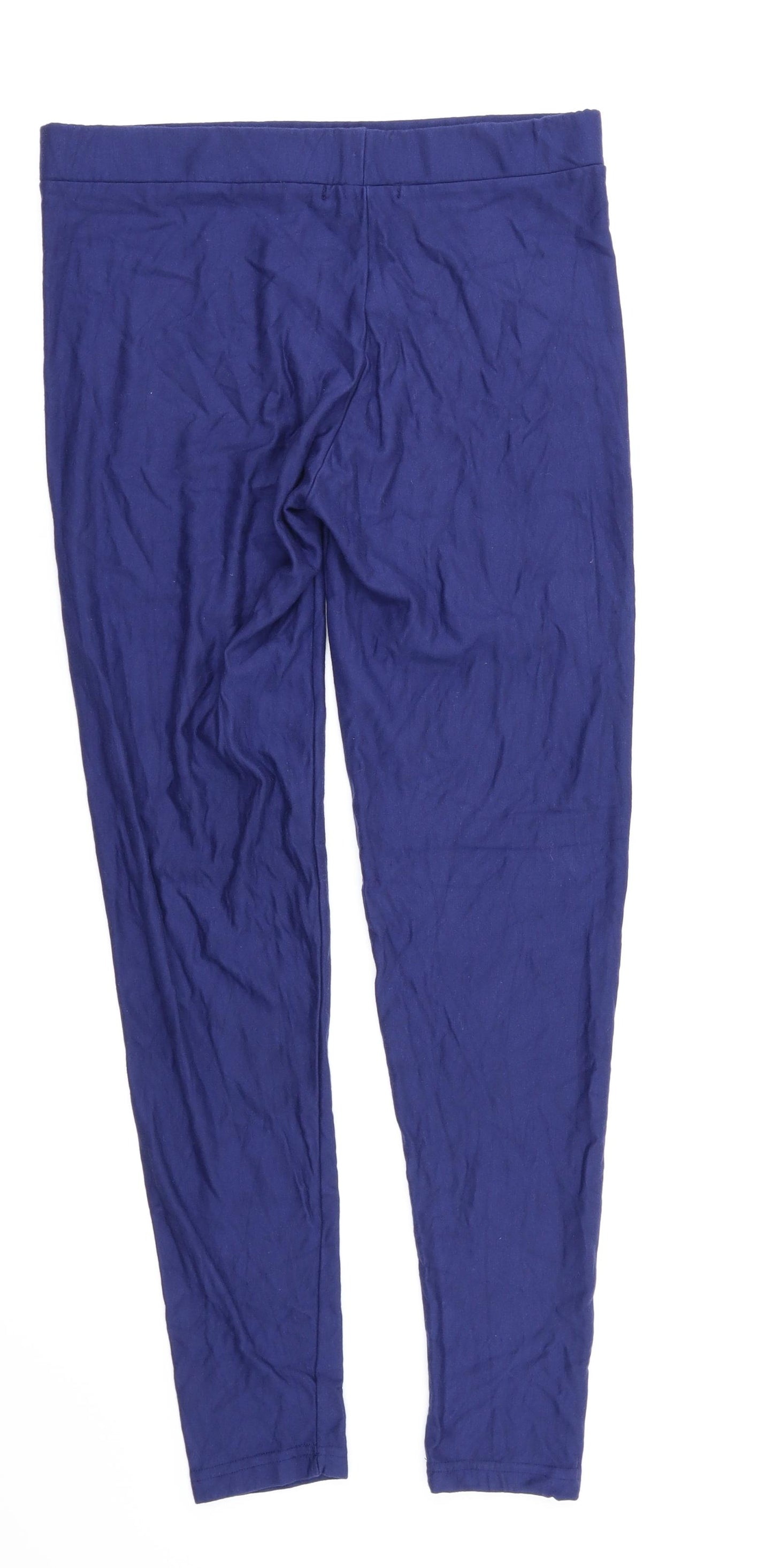 Primark Womens Blue   Cargo Leggings Size 12 L27 in