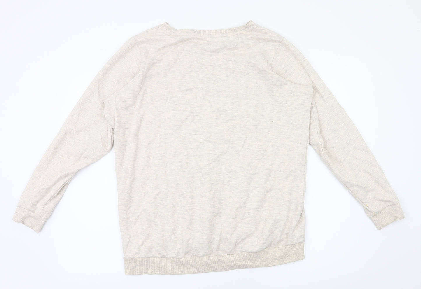 George Girls Ivory Animal Print  Pullover Jumper Size 12 Years