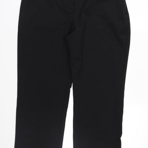 Preworn Womens Black   Trousers  Size 14 L26 in