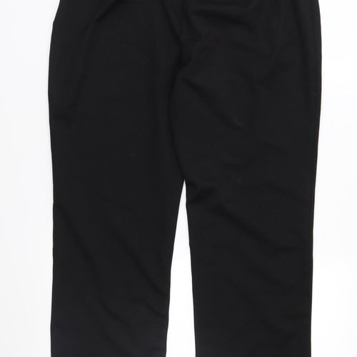 Preworn Womens Black   Trousers  Size 14 L26 in