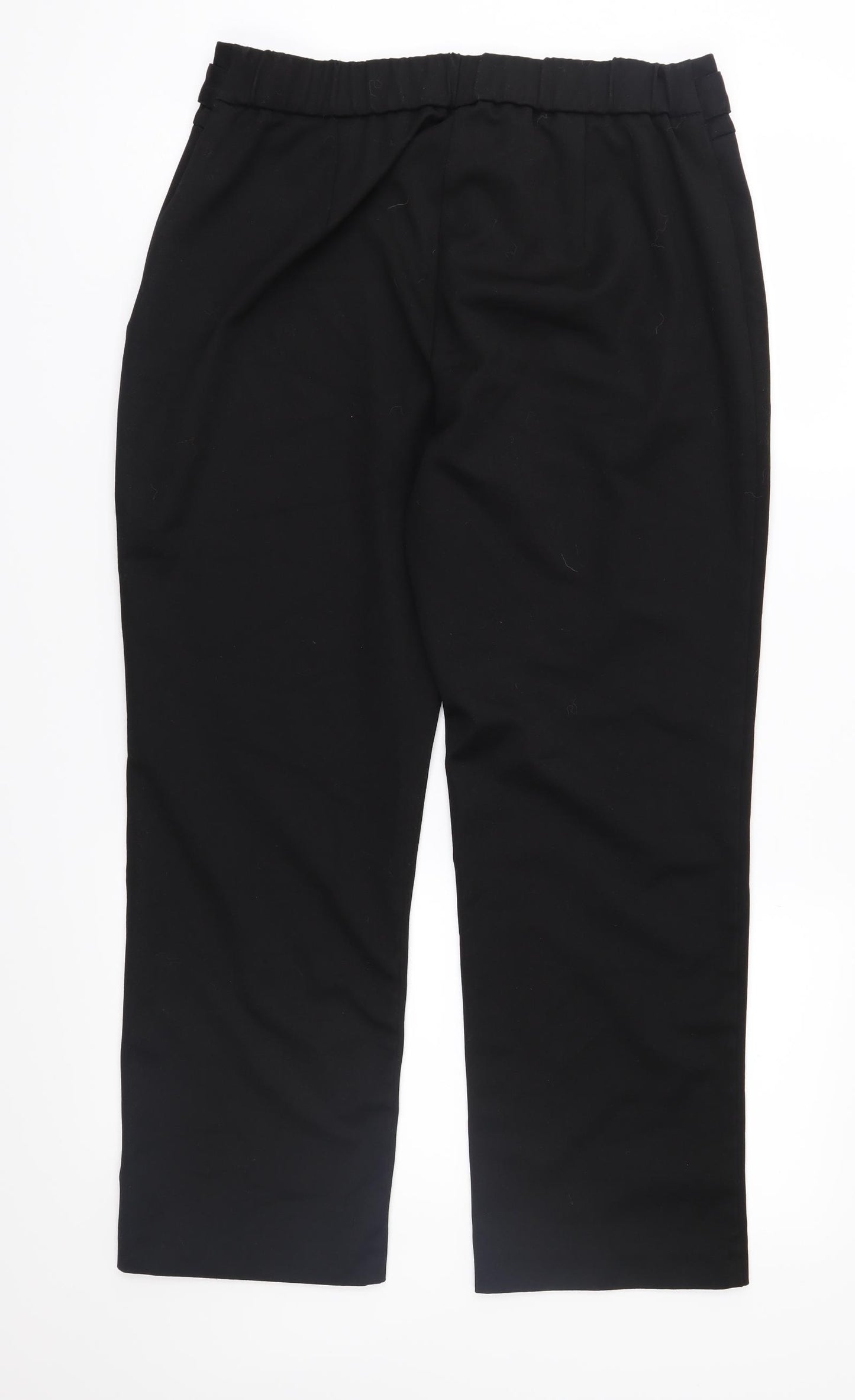 Preworn Womens Black   Trousers  Size 14 L26 in