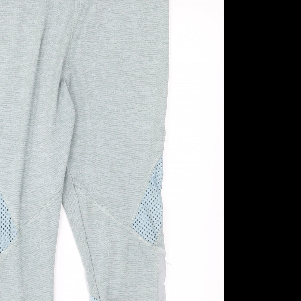 Workout Womens Green   Compression Leggings Size M L26 in