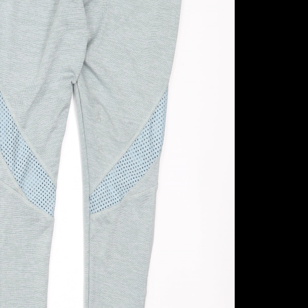 Workout Womens Green   Compression Leggings Size M L26 in