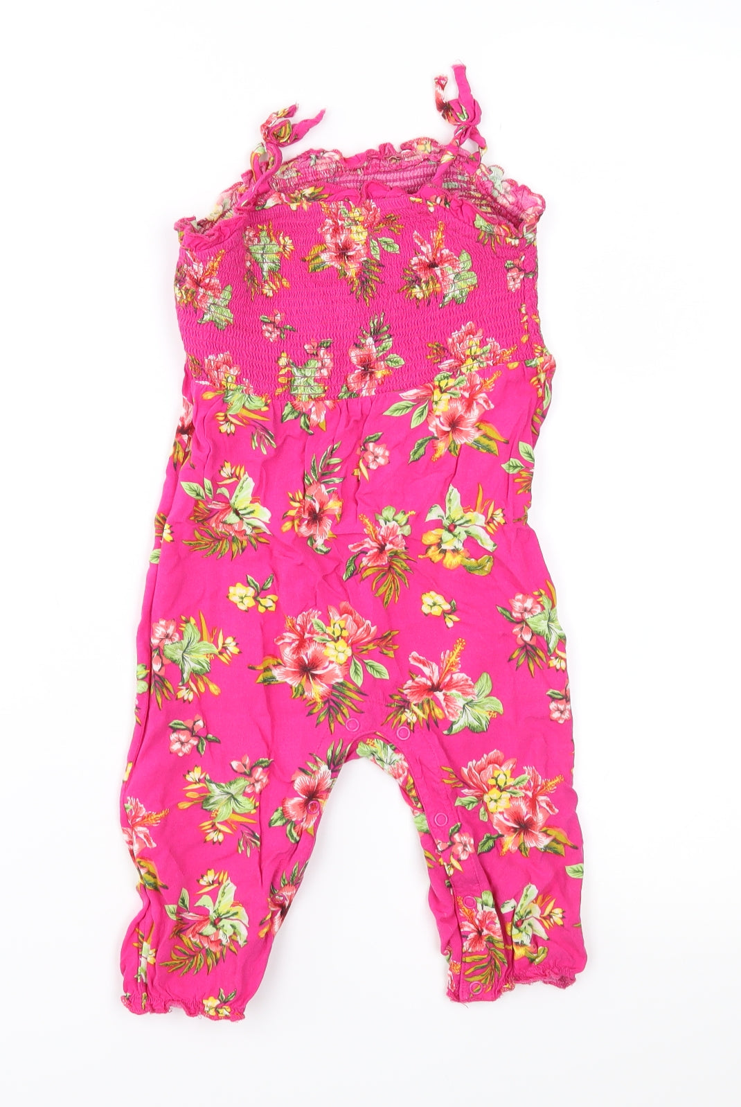Primark Girls Pink Flecked  Catsuit One-Piece Size 12-18 Months