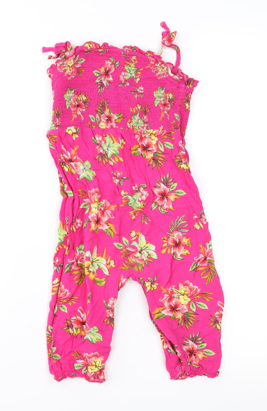 Primark Girls Pink Flecked  Catsuit One-Piece Size 12-18 Months