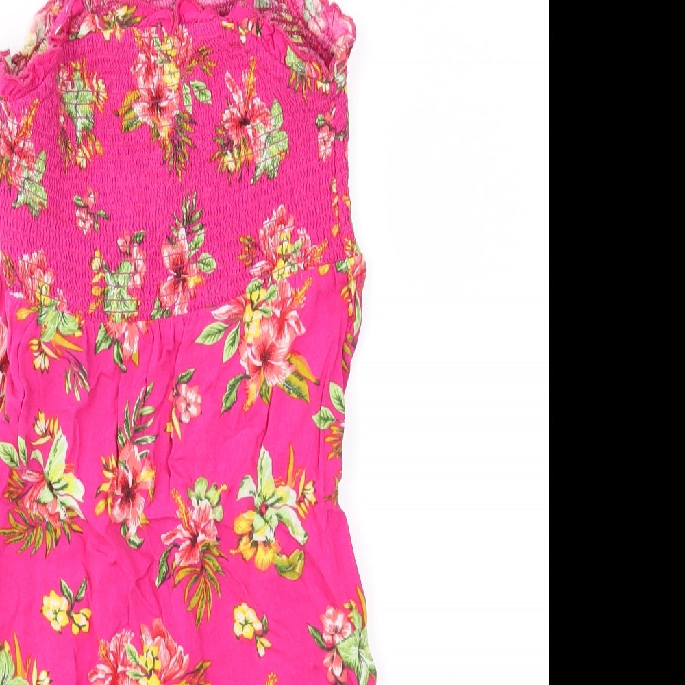Primark Girls Pink Flecked  Catsuit One-Piece Size 12-18 Months