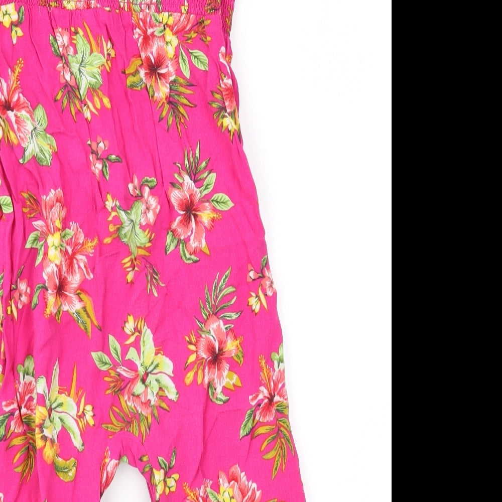 Primark Girls Pink Flecked  Catsuit One-Piece Size 12-18 Months