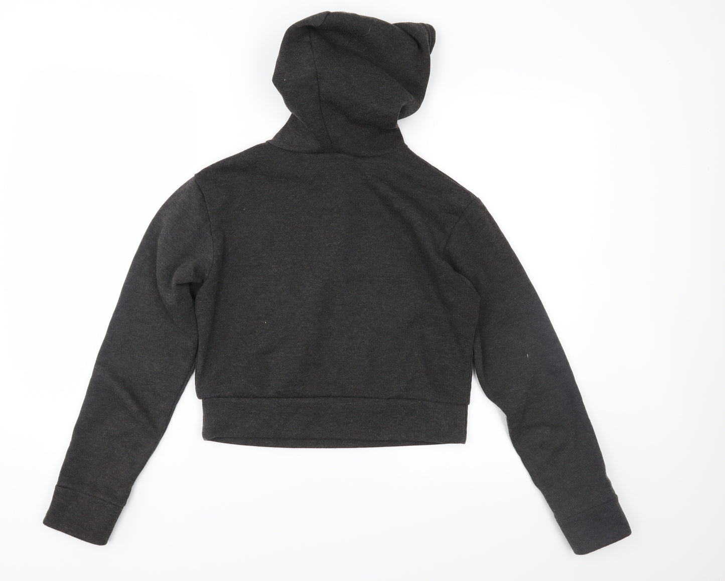 Style PLUS Womens Grey   Pullover Hoodie Size S
