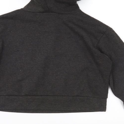 Style PLUS Womens Grey   Pullover Hoodie Size S