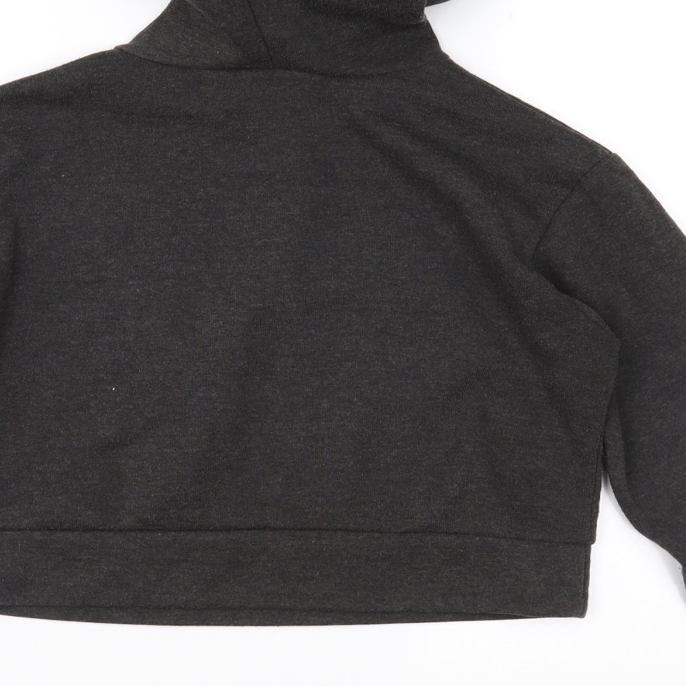 Style PLUS Womens Grey   Pullover Hoodie Size S