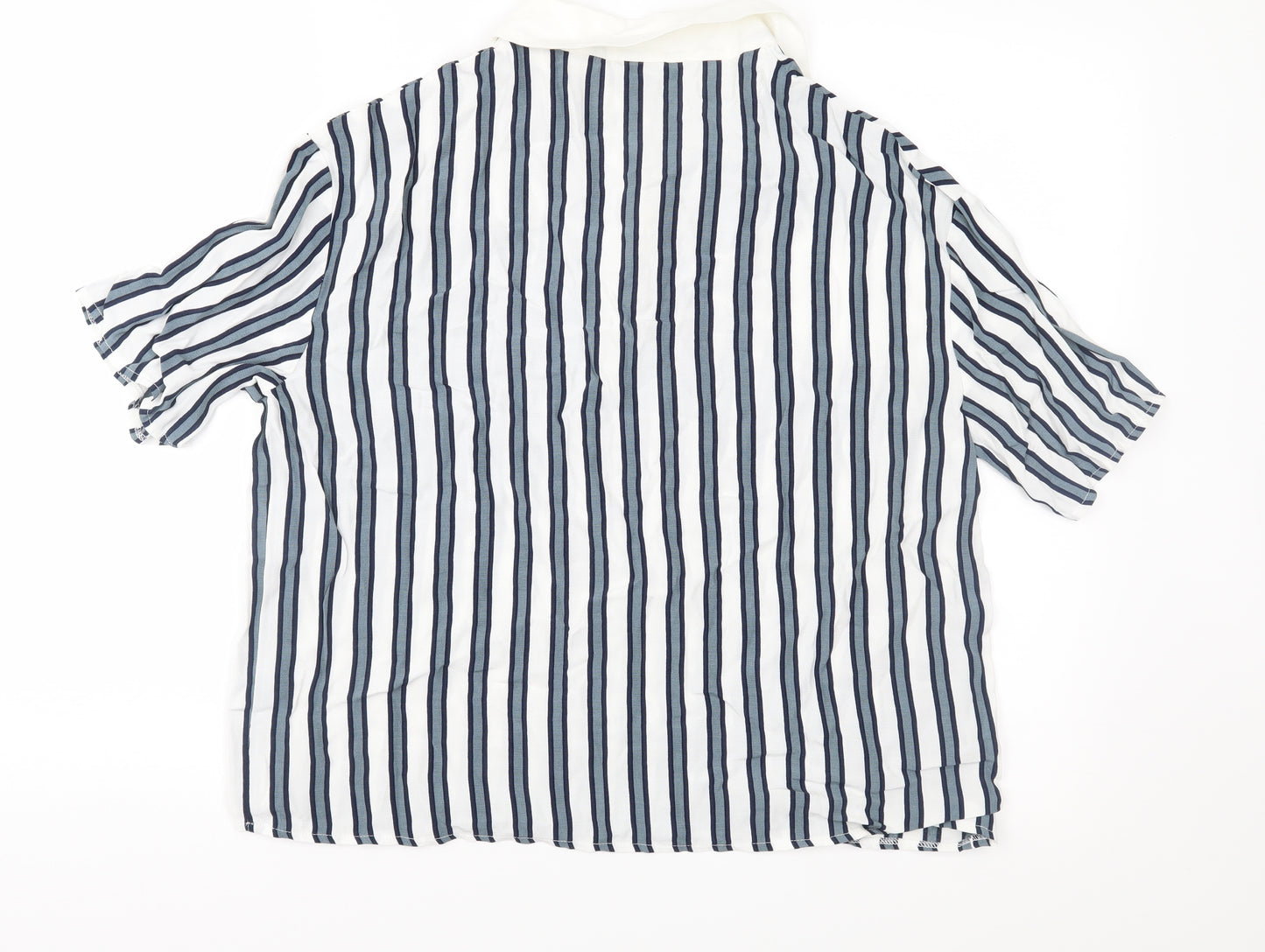 ASOS Womens Ivory Striped  Basic Blouse Size 10