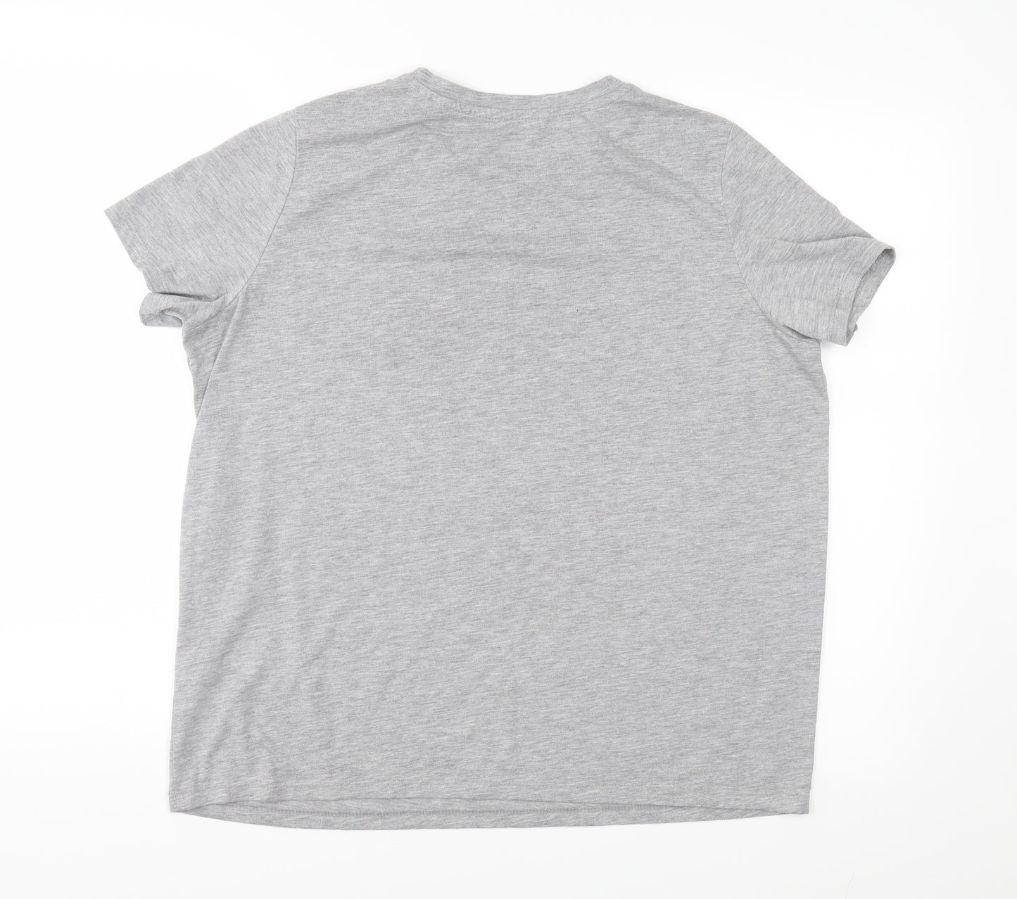 Bravado Womens Grey  Jersey Basic T-Shirt Size L