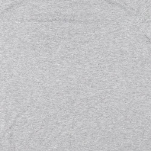 Bravado Womens Grey  Jersey Basic T-Shirt Size L