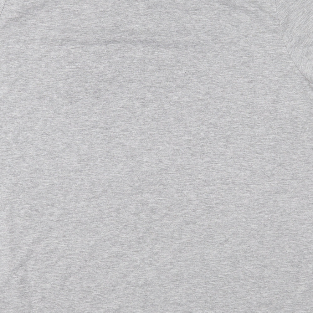 Bravado Womens Grey  Jersey Basic T-Shirt Size L