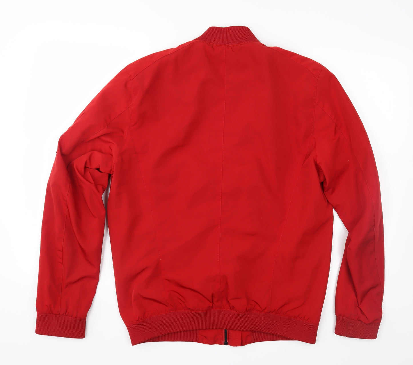 Zara Mens Red   Bomber Jacket Jacket Size M