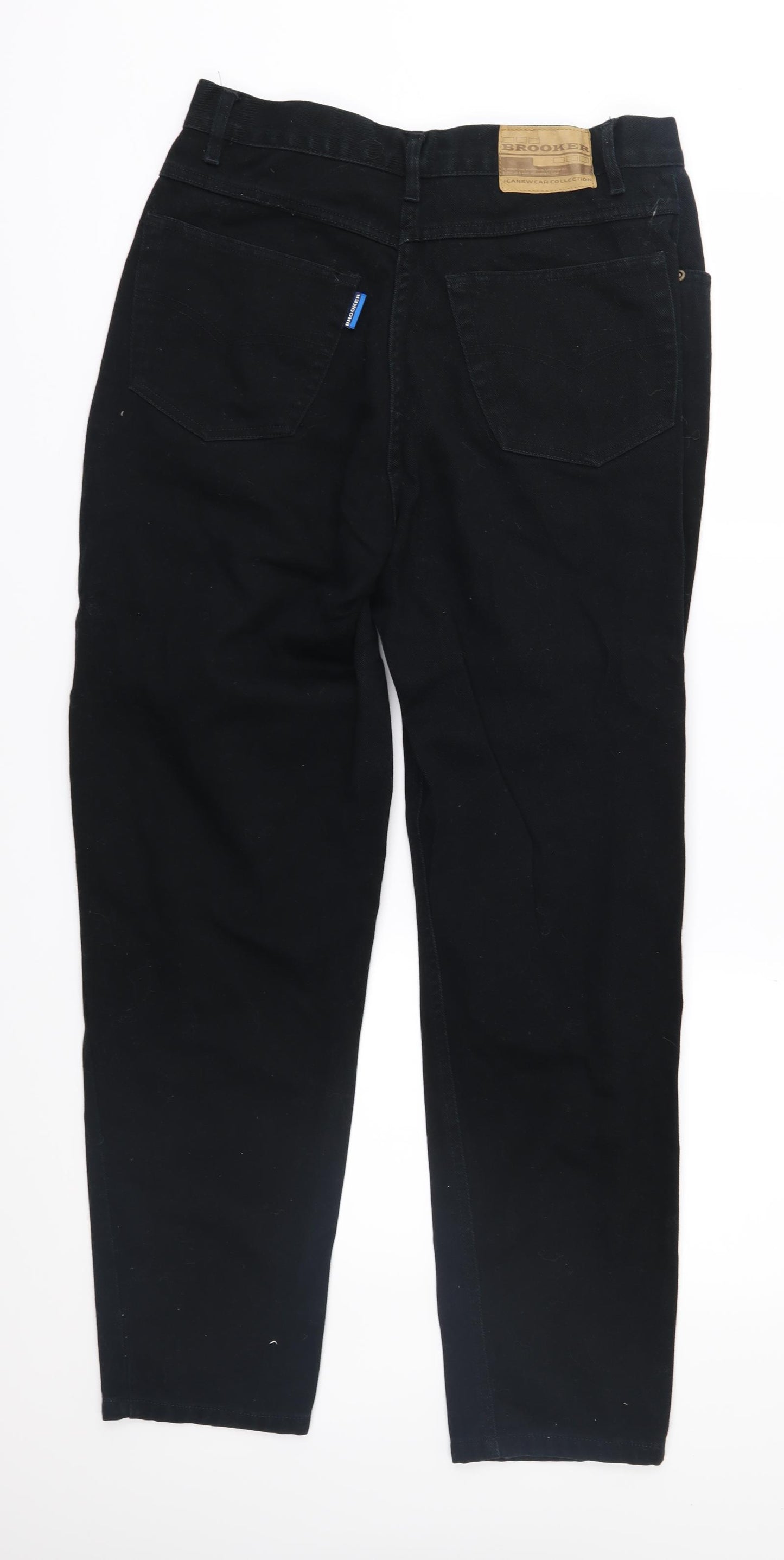 Brooker Womens Black  Denim Straight Jeans Size 14 L29 in