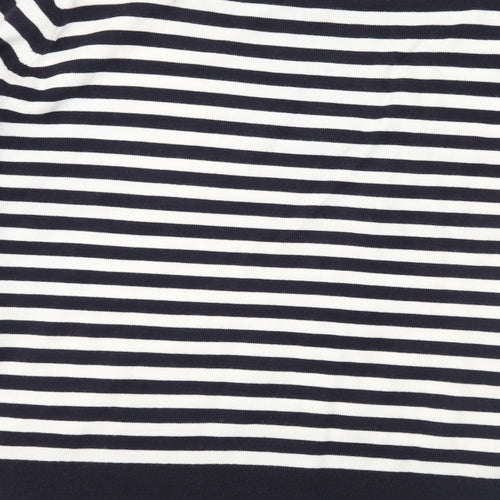 Marks and Spencer Womens Blue Striped Knit Pullover Jumper Size 20