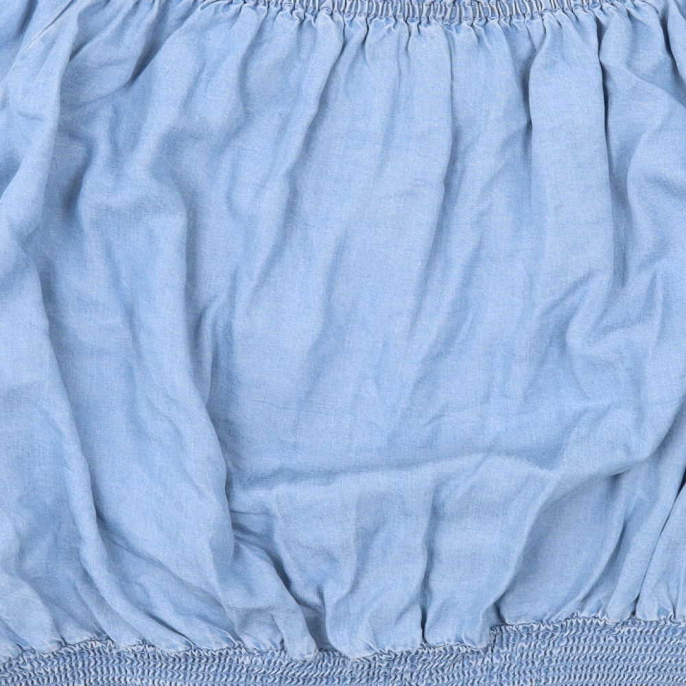 New Look Womens Blue   Basic Blouse Size 18