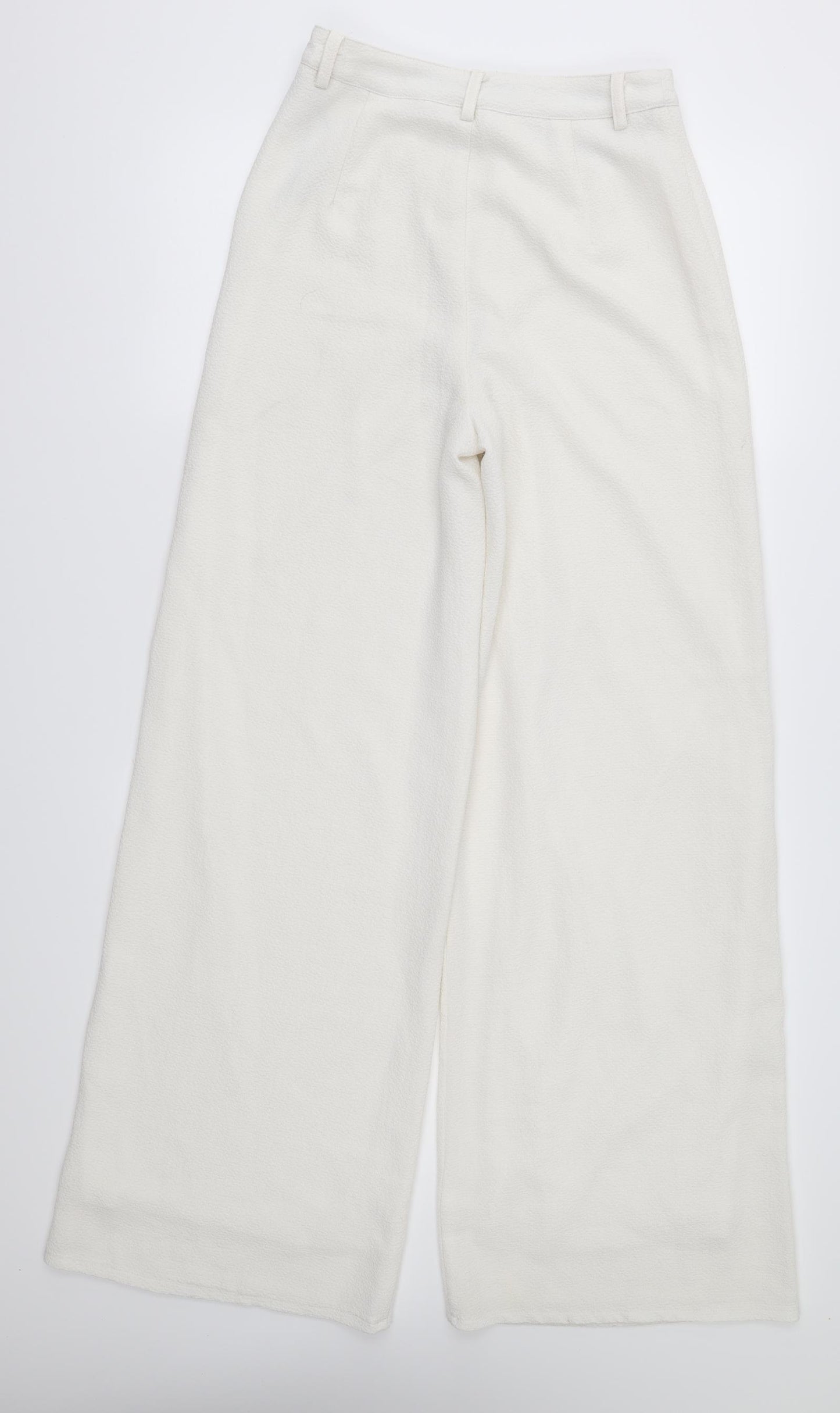 Missguided Womens White   Trousers  Size 8 L32 in