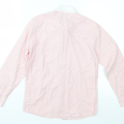 NEXT Boys Red Striped  Basic Button-Up Size 10 Years