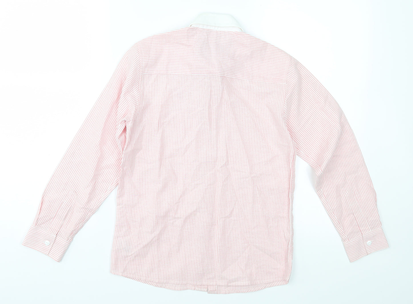 NEXT Boys Red Striped  Basic Button-Up Size 10 Years