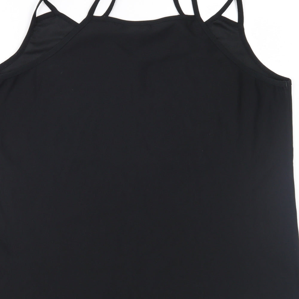 New Look Womens Black   Camisole Blouse Size 14