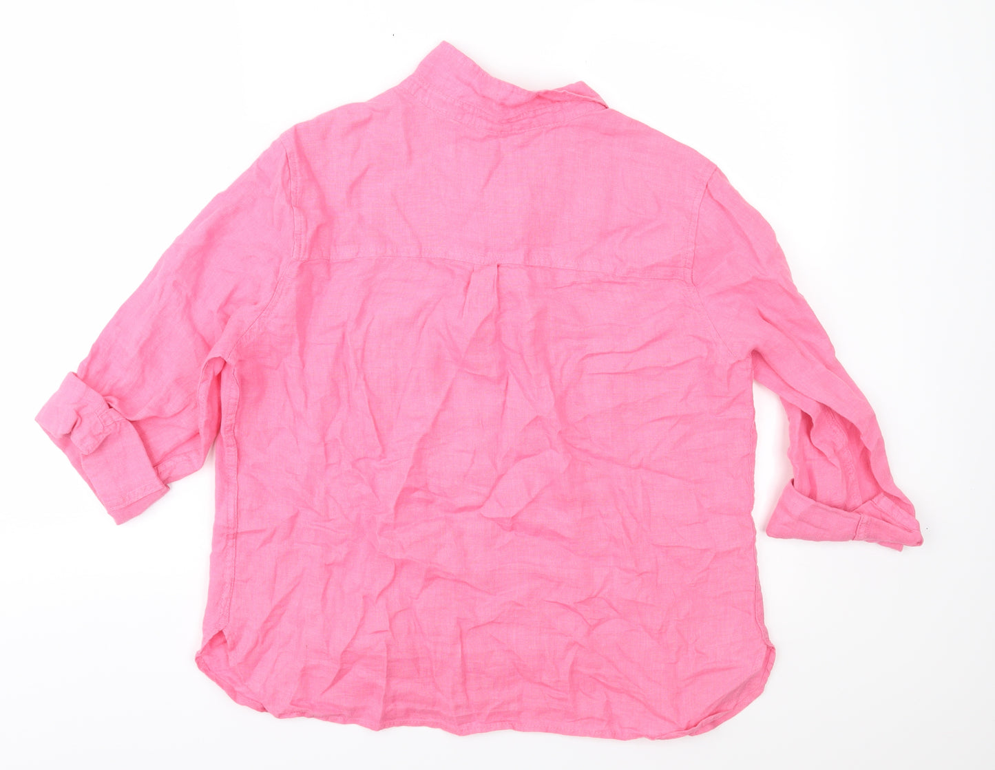 Marks and Spencer Womens Pink   Basic Blouse Size 14