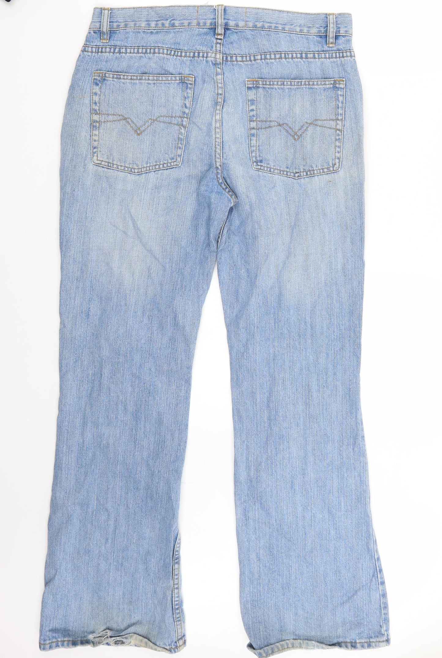 bragger Mens Blue   Bootcut Jeans Size 32 L32 in