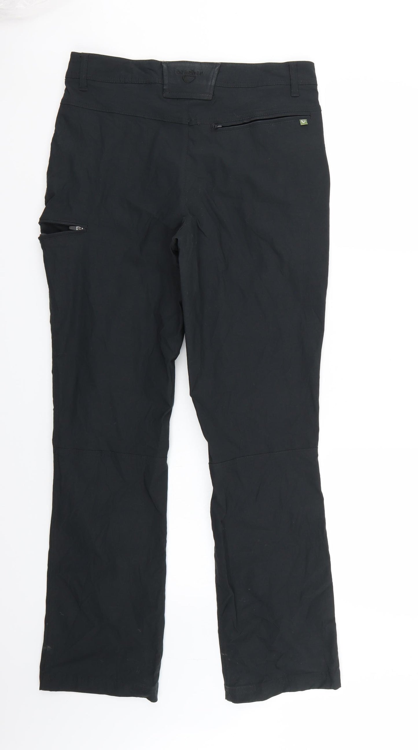 brasher Mens Black   Cargo Trousers Size 32 L31 in