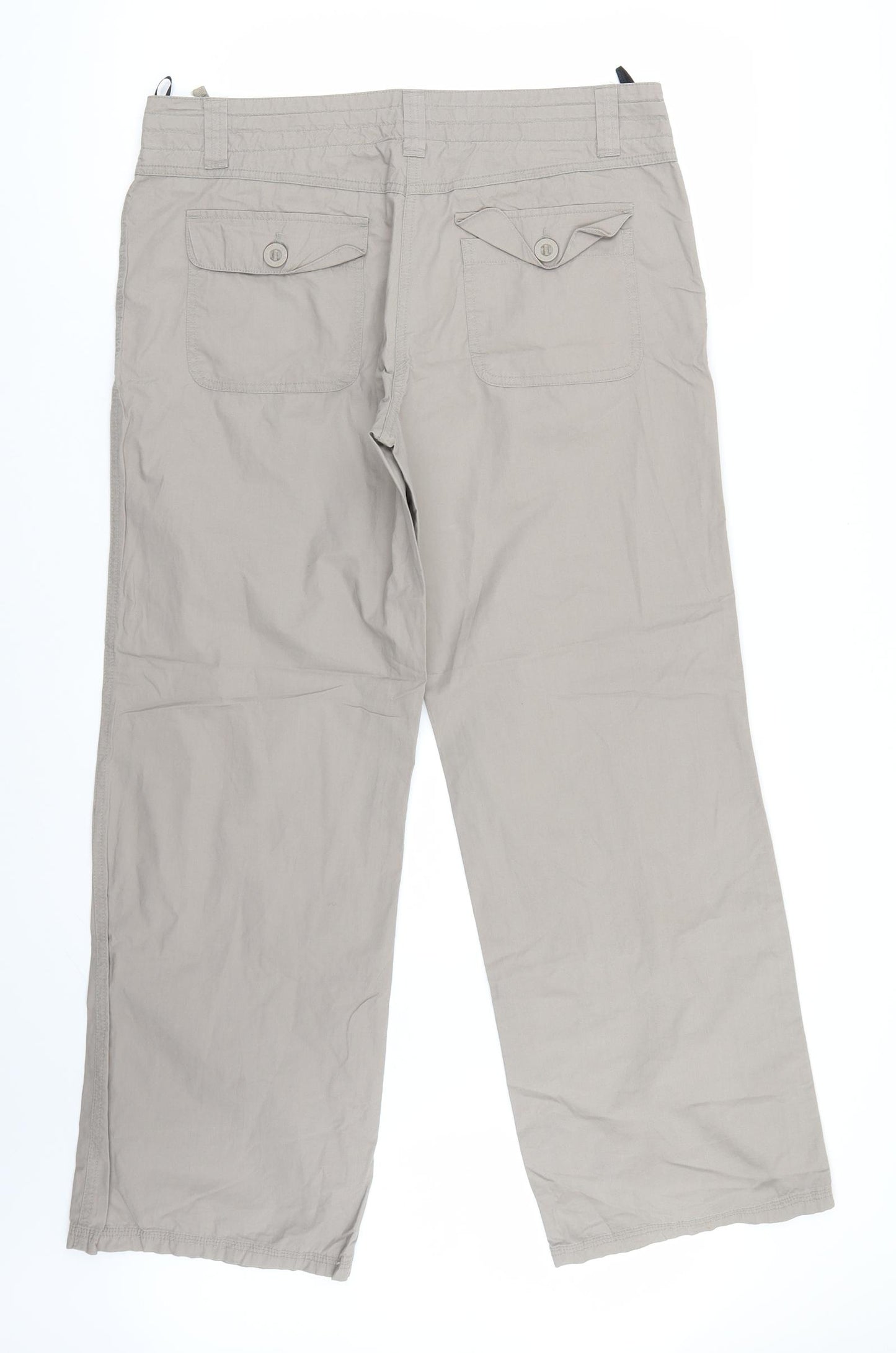 Dorothy Perkins Womens Grey   Trousers  Size 14 L30 in