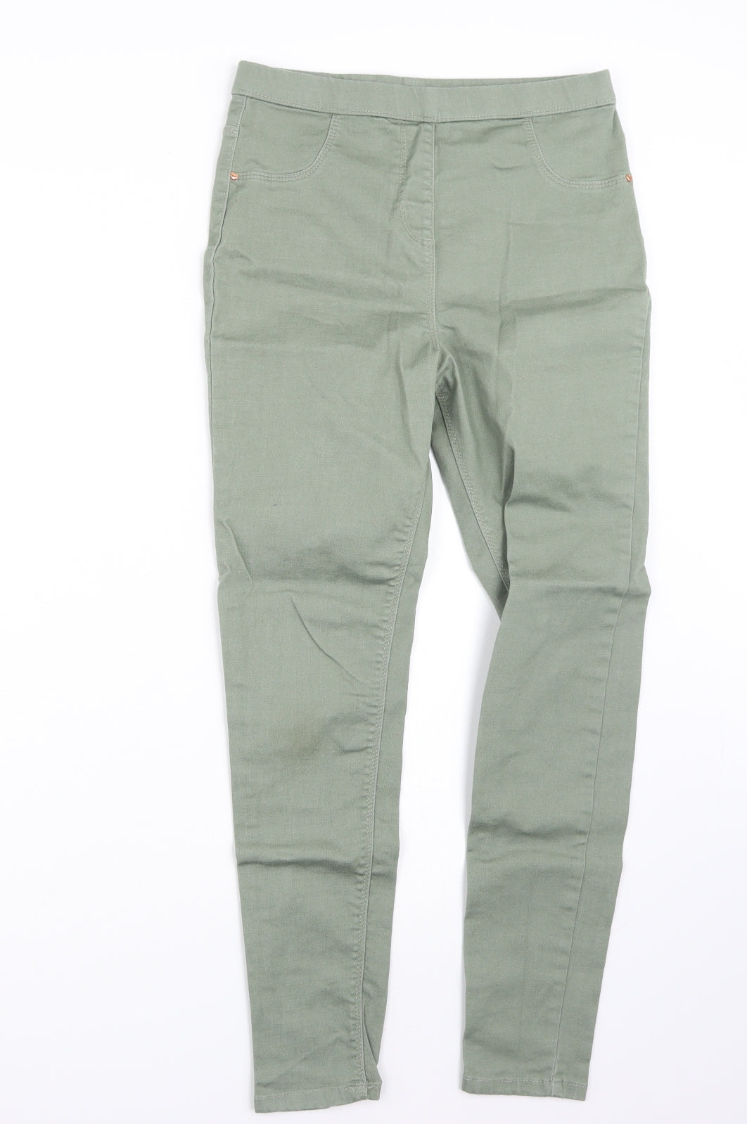 George Girls Green   Straight Jeans Size 12-13 Years