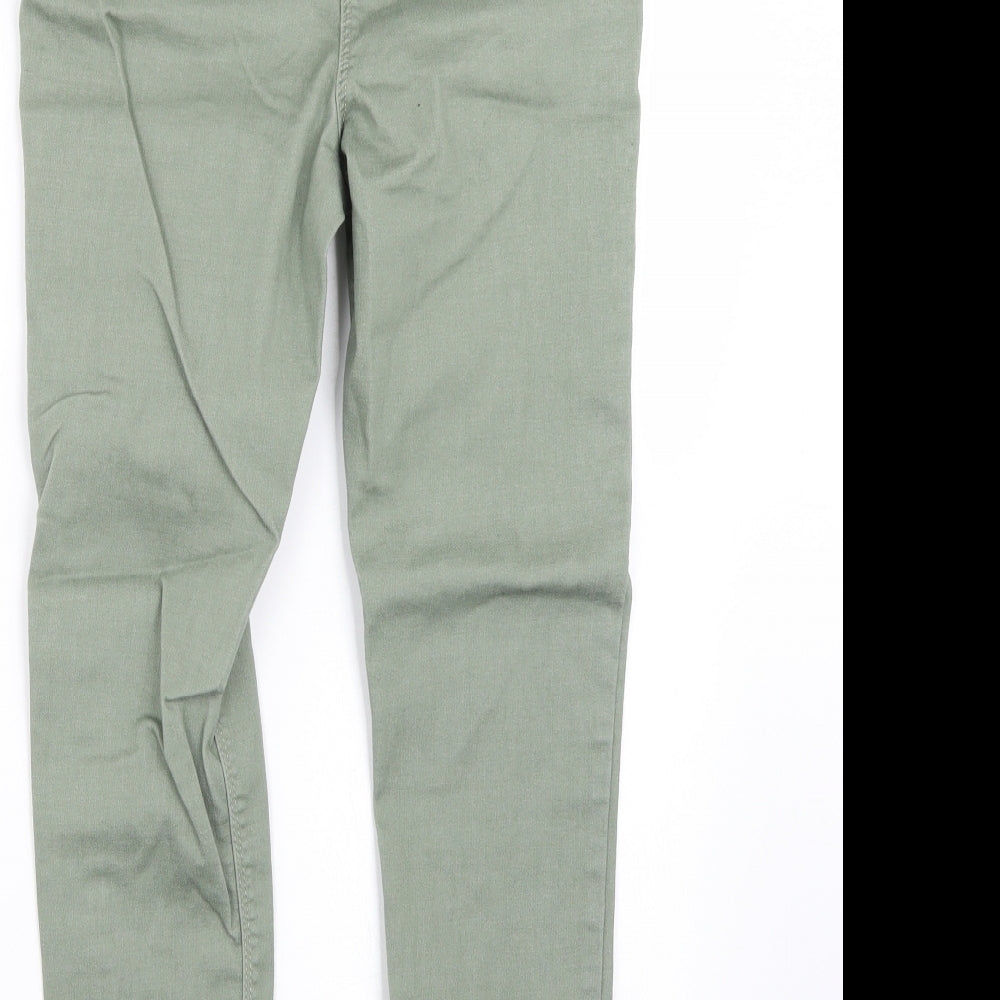 George Girls Green   Straight Jeans Size 12-13 Years