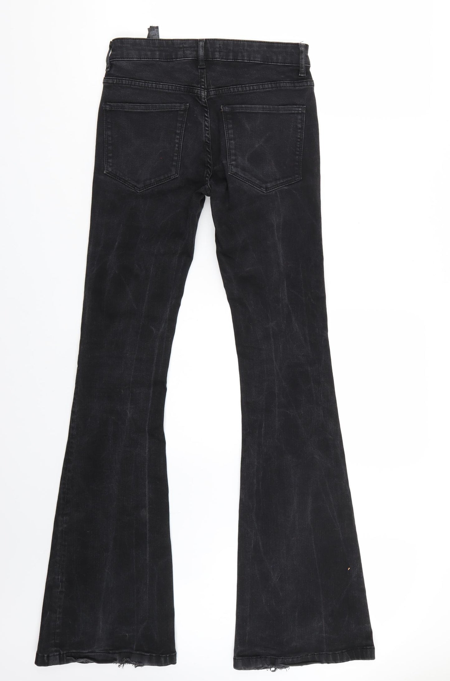 Zara Womens Black   Flared Jeans Size 6 L33 in