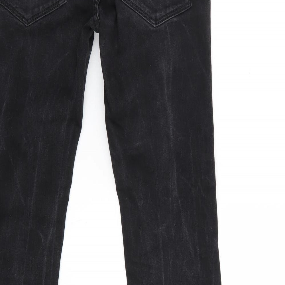 Zara Womens Black   Flared Jeans Size 6 L33 in