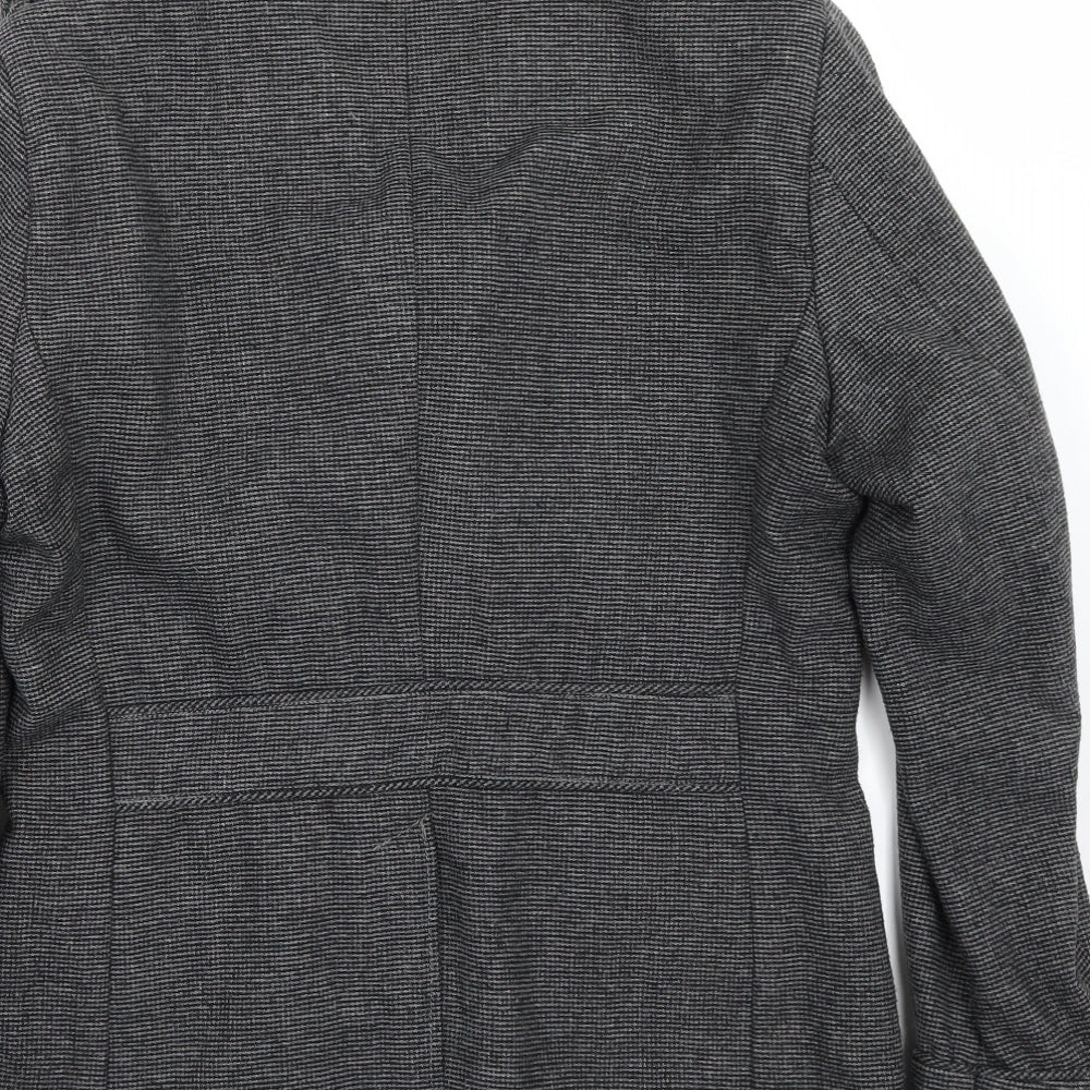 H&M Womens Grey   Jacket Coat Size 10