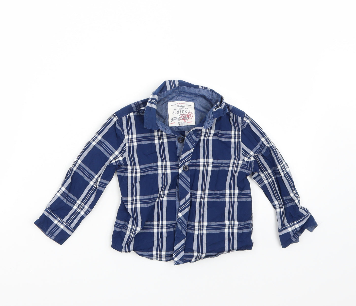 Authentic Clothing Company Boys Blue   Basic Button-Up Size 12-18 Months