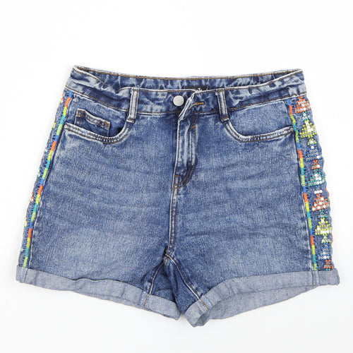 TU Womens Blue   Bermuda Shorts Size 8