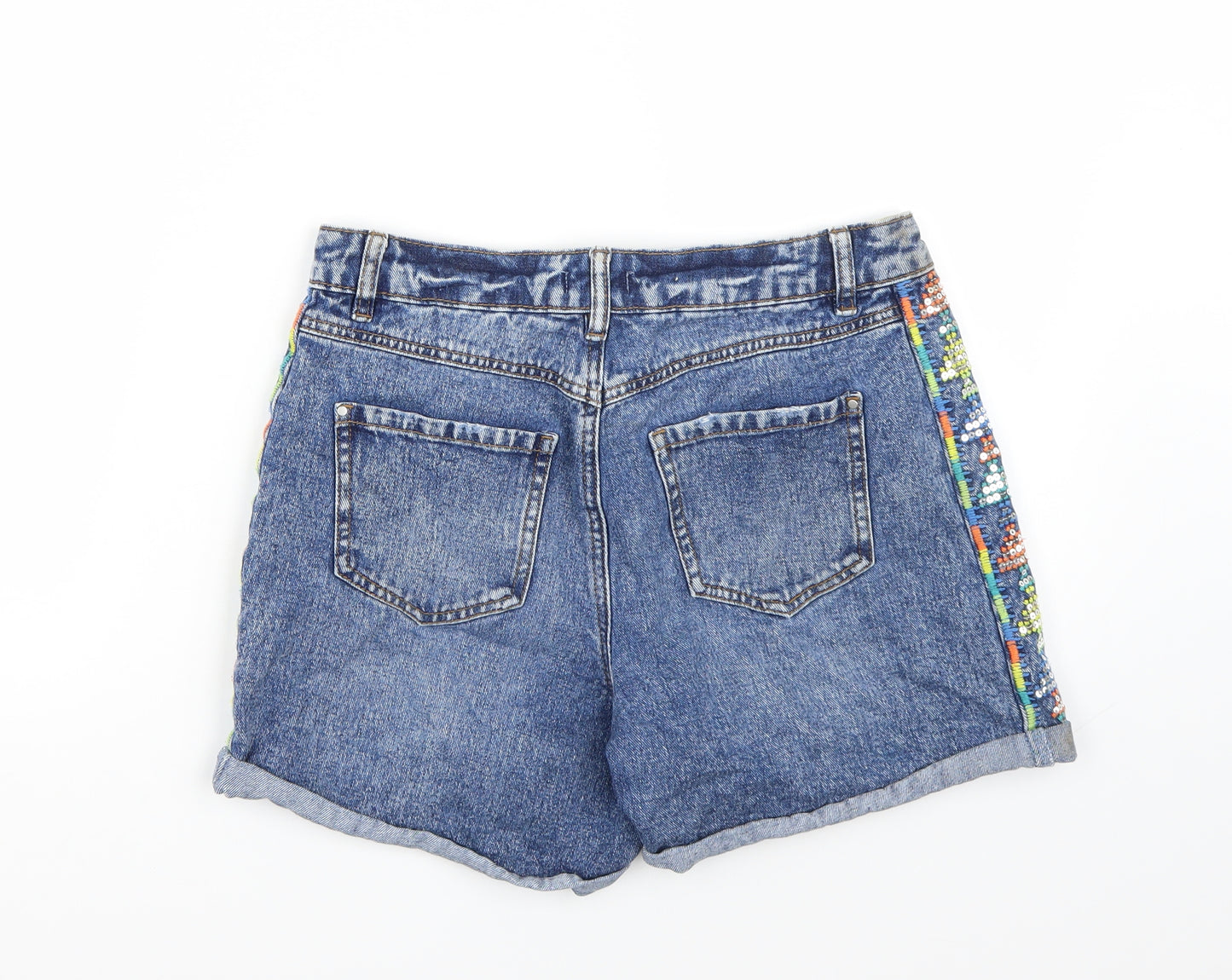 TU Womens Blue   Bermuda Shorts Size 8