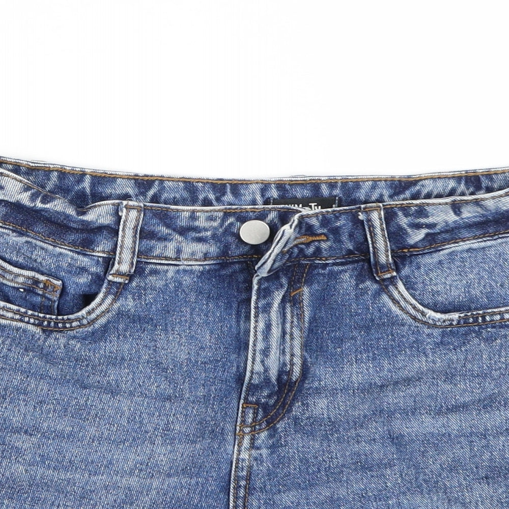 TU Womens Blue   Bermuda Shorts Size 8