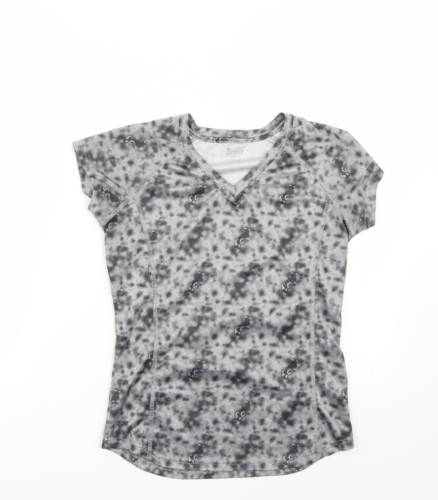 Crivit Womens Grey   Basic T-Shirt Size S