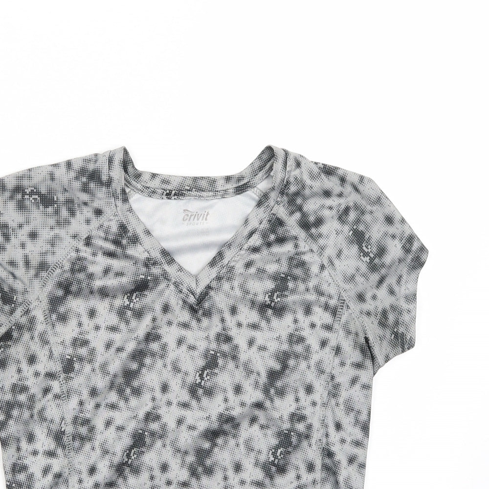 Crivit Womens Grey   Basic T-Shirt Size S