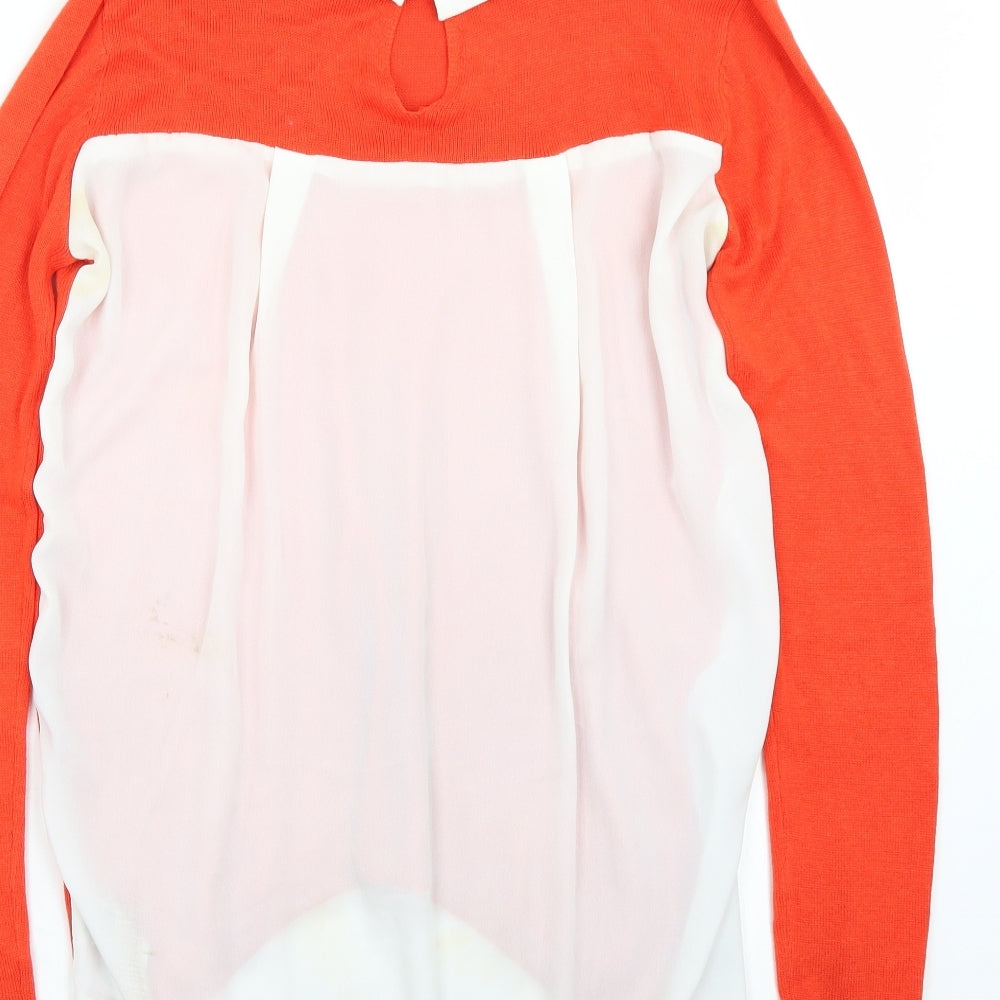 Primark Womens Orange   Basic T-Shirt Size 6