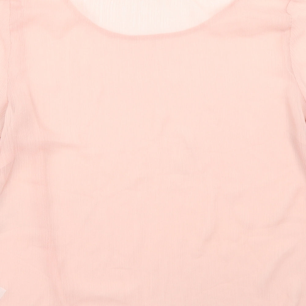 George Womens Pink   Basic Blouse Size 10