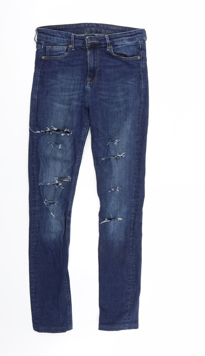 Preworn Womens Blue   Straight Jeans Size 28 L32 in
