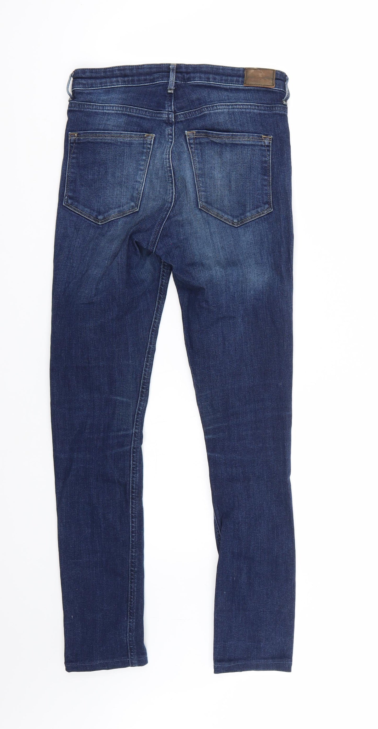 Preworn Womens Blue   Straight Jeans Size 28 L32 in